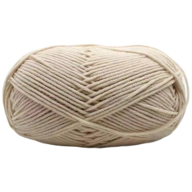4-Ply Acrylic Yarn 50g/1.76oz 142 Yards, Tight Twist for Knitting and Crochet Projects