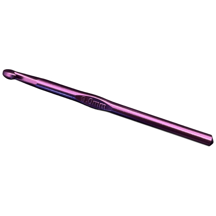 Lightweight Aluminum Crochet Hooks Set with Ergonomic Grip for DIY Knitting and Craft Projects