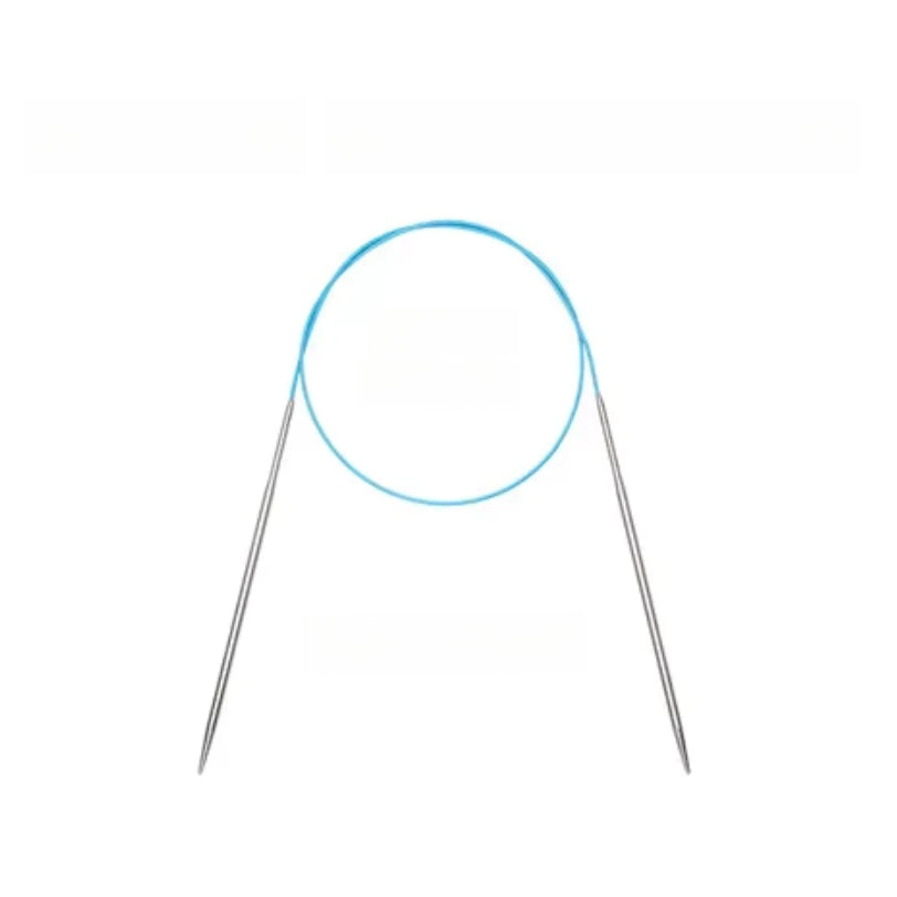 Stainless Steel Circular Knitting Crochet Needles, 80cm for Durable and Precise Stitching