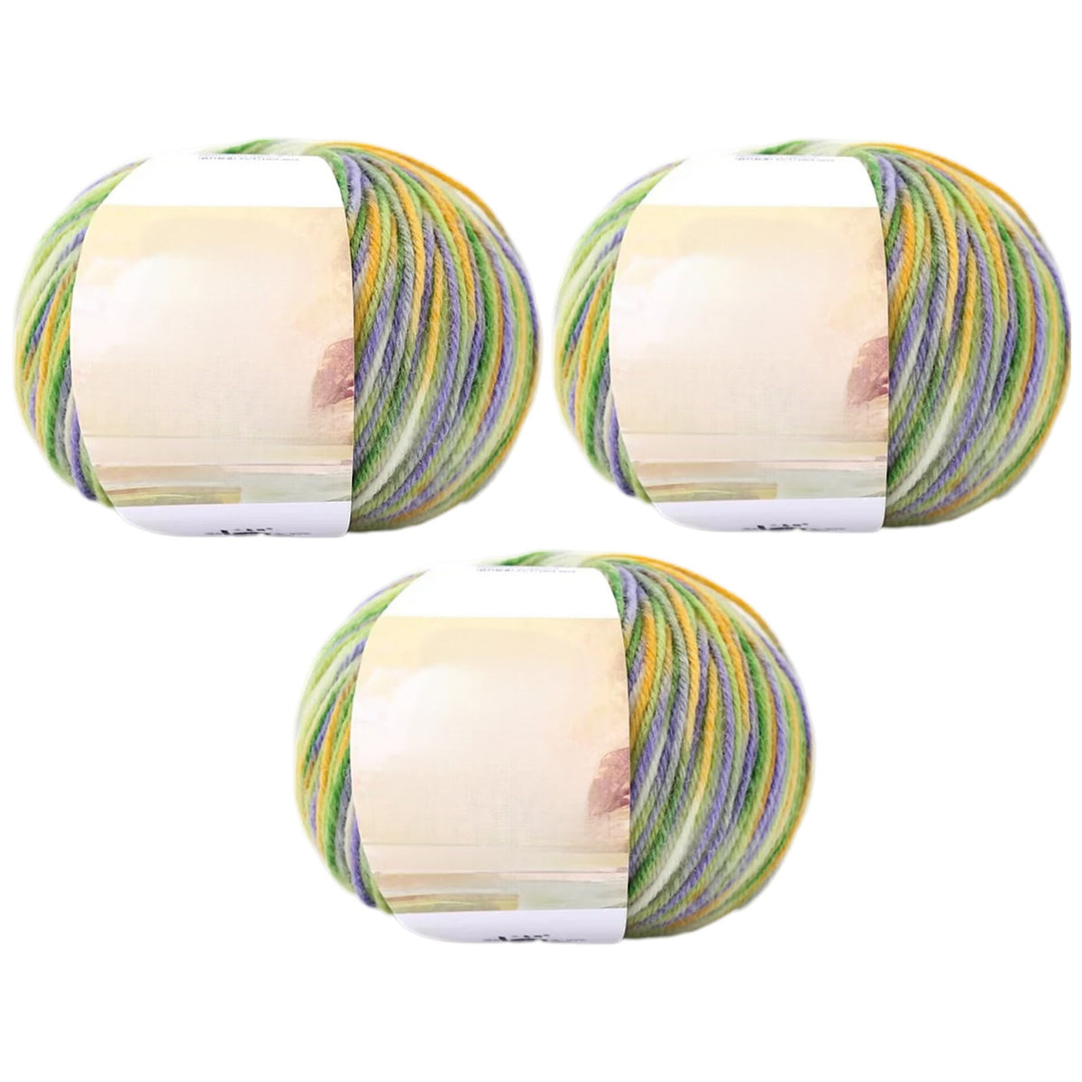 Superwash Wool Yarn, 50grams per Roll DK Weight for Knitting, Crocheting, and Soft Craft Projects, 150 Grams/5.29oz 327 yards, Pack of 3