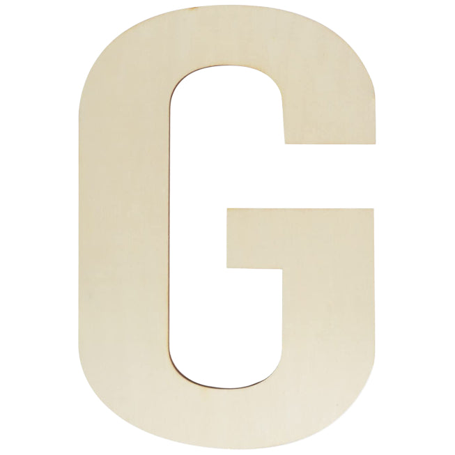 Unfinished Wooden Letter Style Surface for DIY Arts Crafts Home Decor Projects