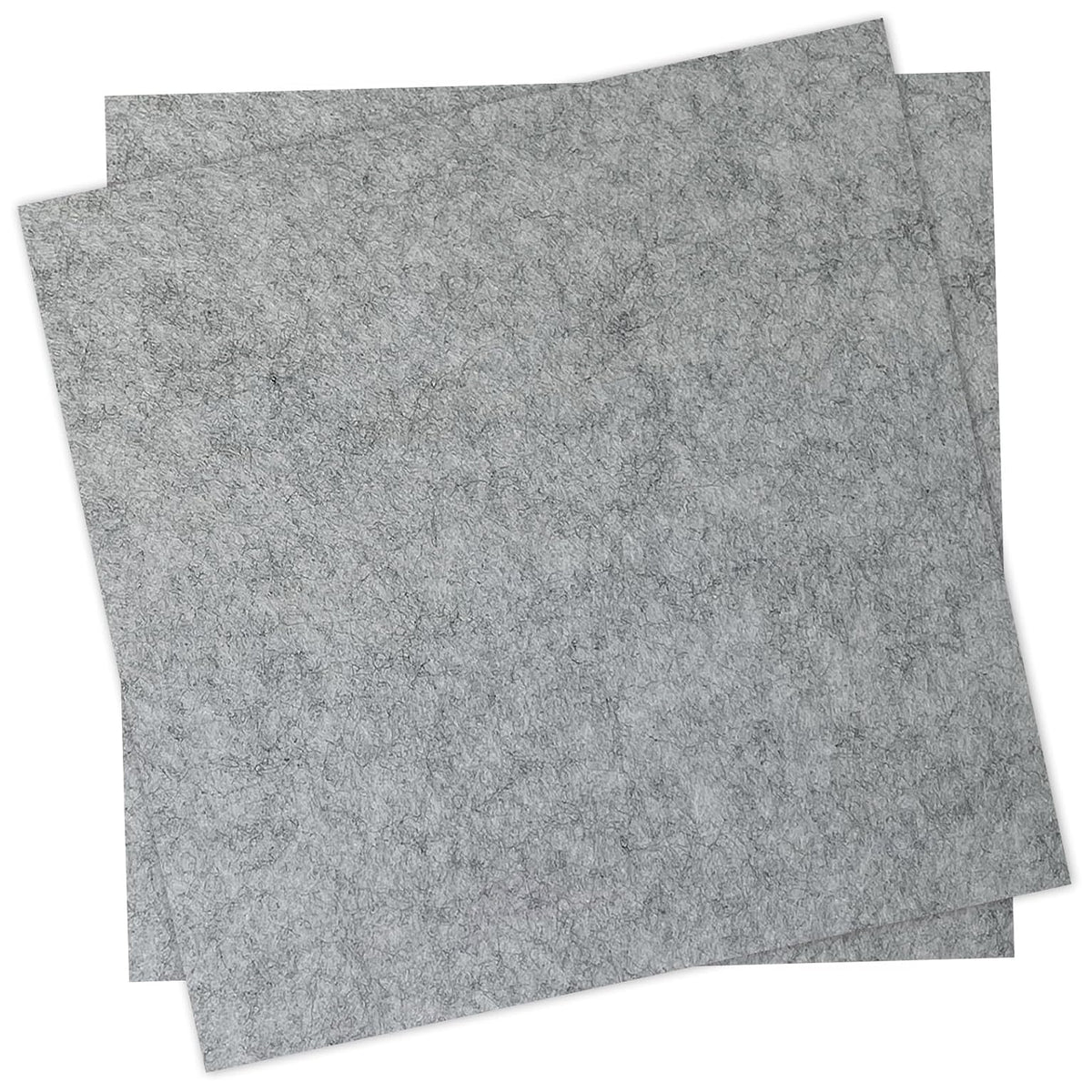 Polyester Felt Fabric Sheets, 12 x 12 Inches, 1 mm Thick for Sewing and Crafts, Pack of 2
