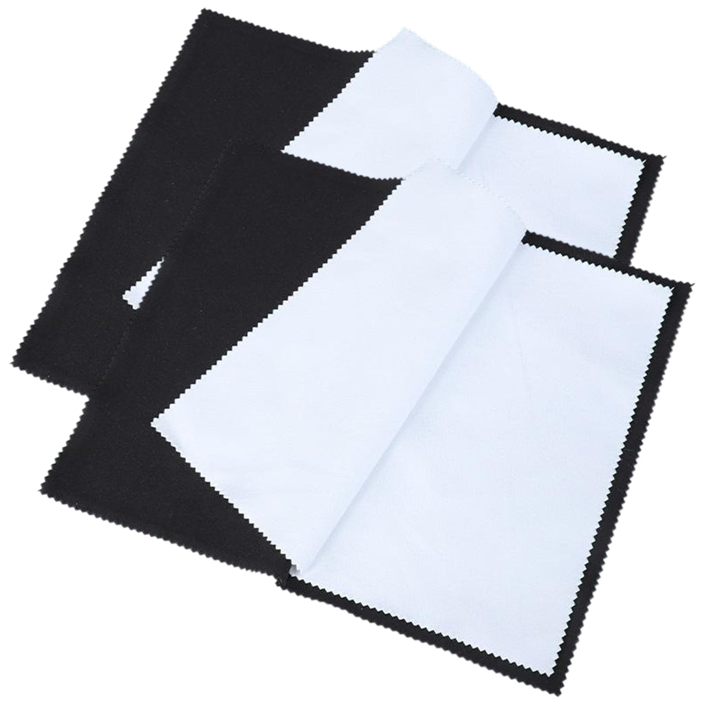 Large Jewelry Polishing Cloth 10 x 12.60 Inches for Silver Gold Diamond Coins and Precious Stones, Pack of 2