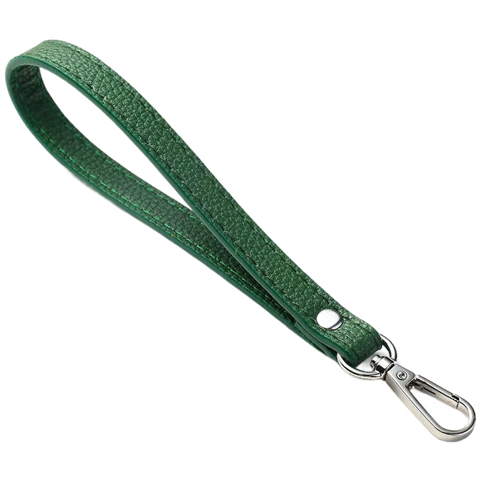 PU Leather Wristlet Strap with Metal Clasp, Replacement Hand Strap for Wallets, Purses, Clutches, and Keys