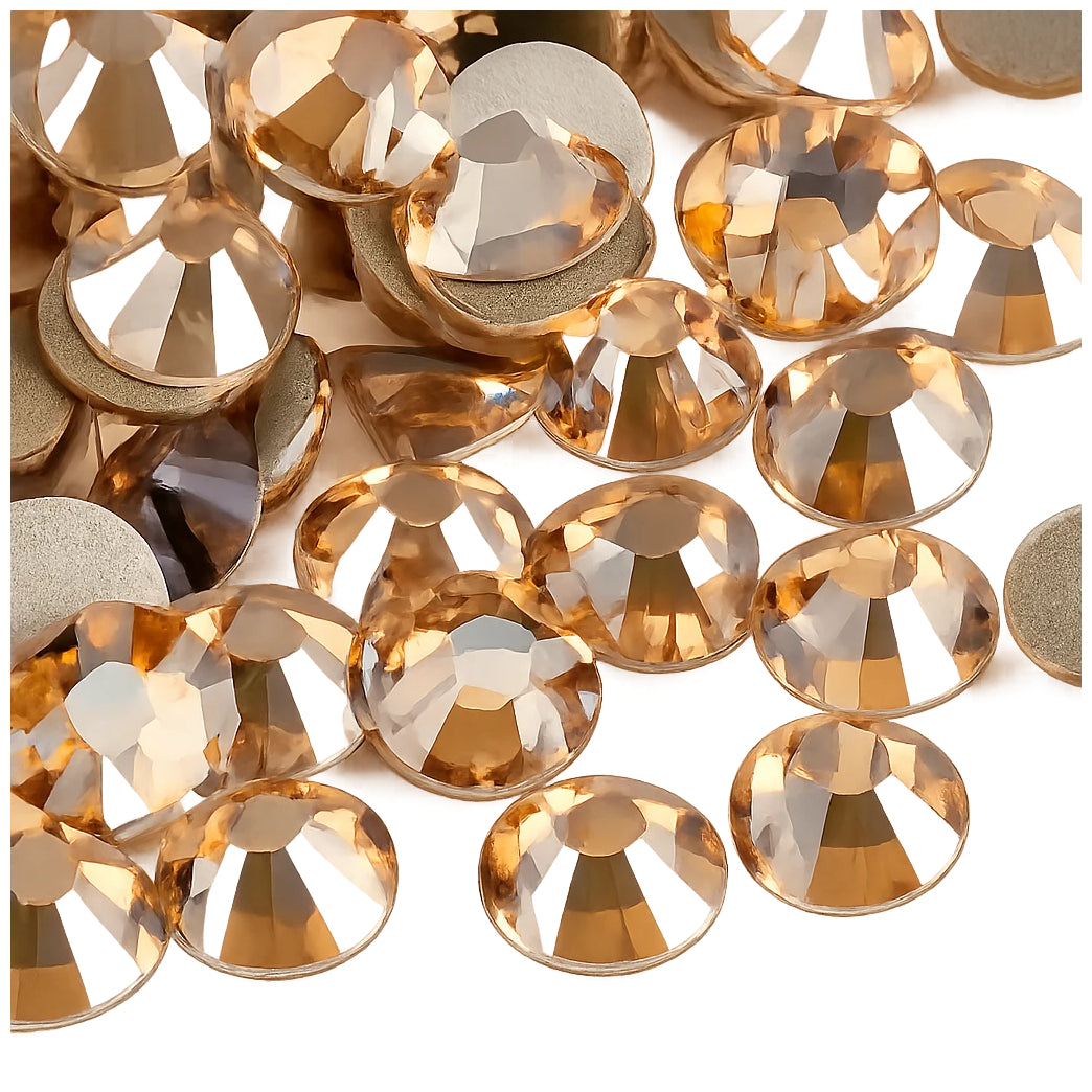 Shiny Hotfix Flatback Glass Rhinestones for Nail Art, Clothing, Crafts, DIY Crystal Decorations