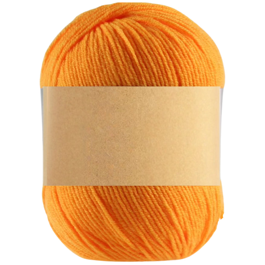 Silk Effect Microfiber Acrylic Yarn, Solid Colors for Baby Projects, 50 Grams/1.76oz 191 Yards