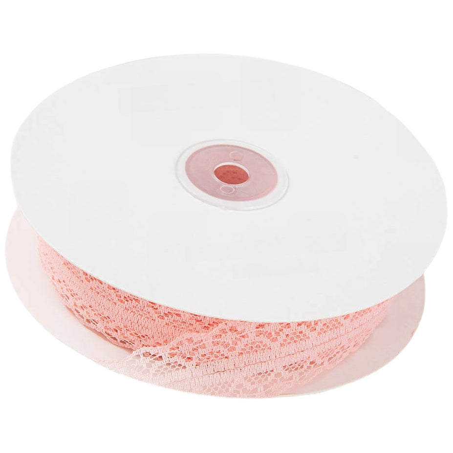 1.2 Inches by 50 Yards Vintage Lace Trim Ribbon Roll for Crafts, Sewing, Gift Wrapping and Decorations