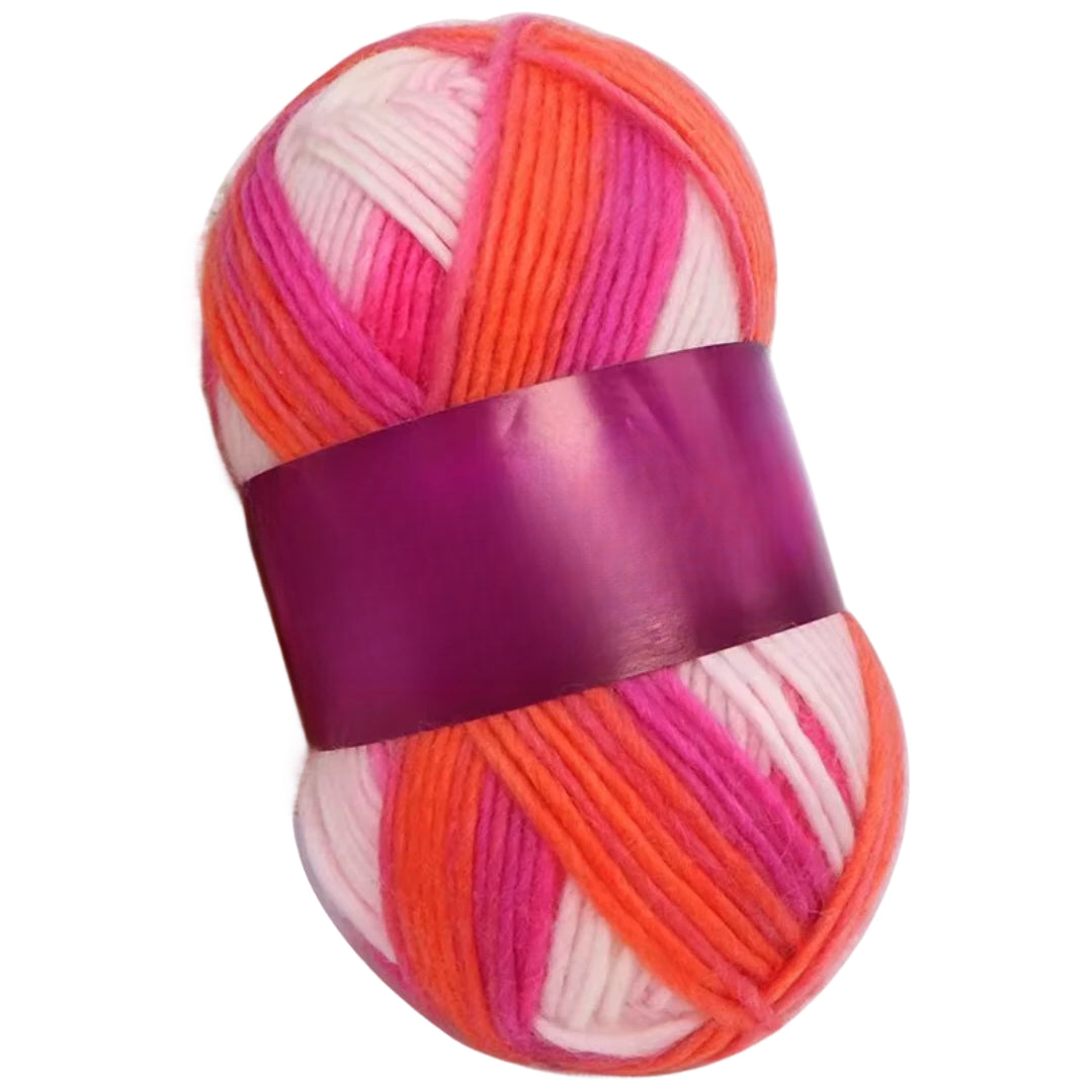 Soft Anti-Pilling Wool Yarn Blend, 30% Wool, 70% Acrylic, Aran/Worsted Weight #4, 100 Grams/3.53oz 175 Yards