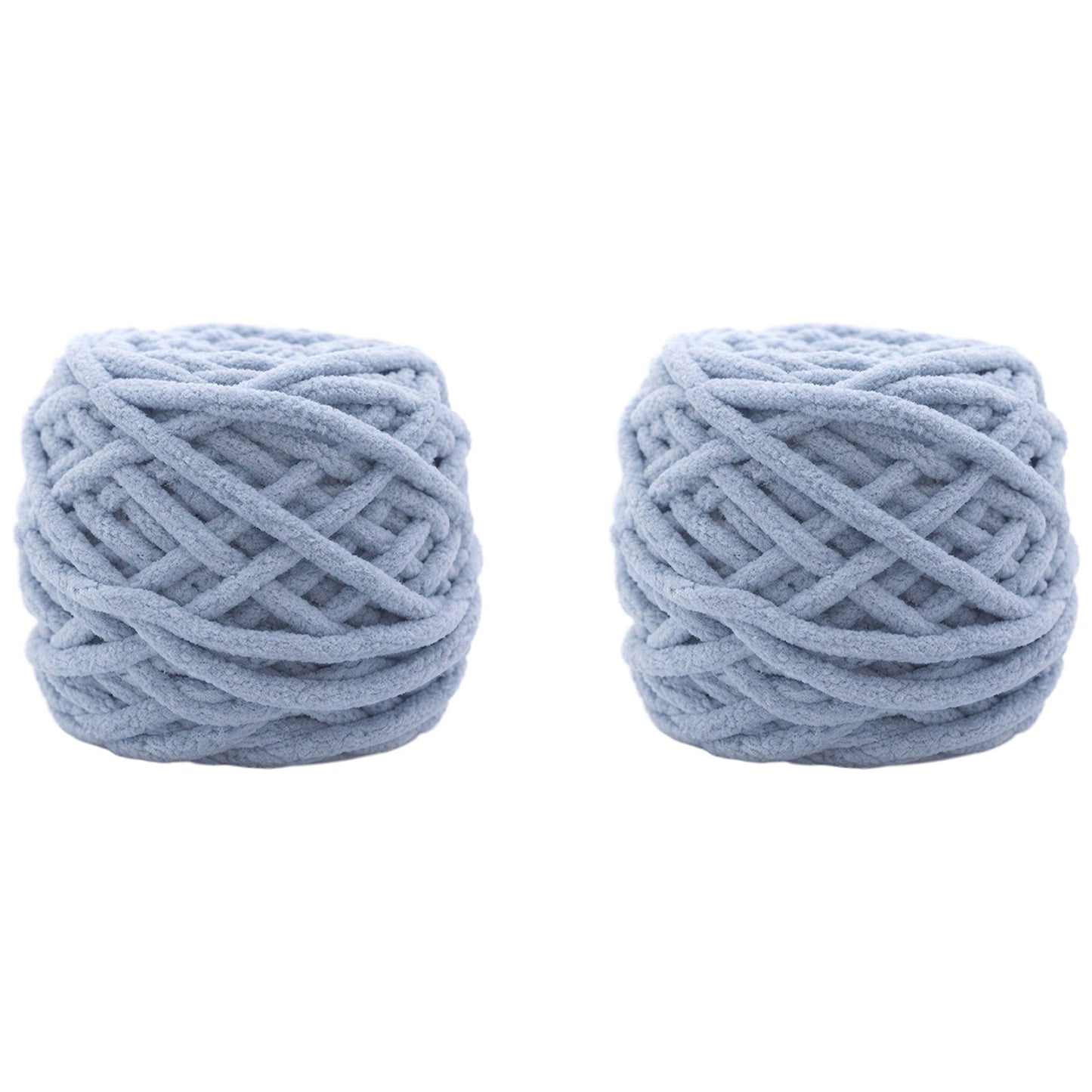 Soft Chenille Yarn for Crocheting Knitting Plush Crafts Blankets Scarves Hats and DIY Projects 100 Grams/3.52oz 54.68 yards, Pack of 2