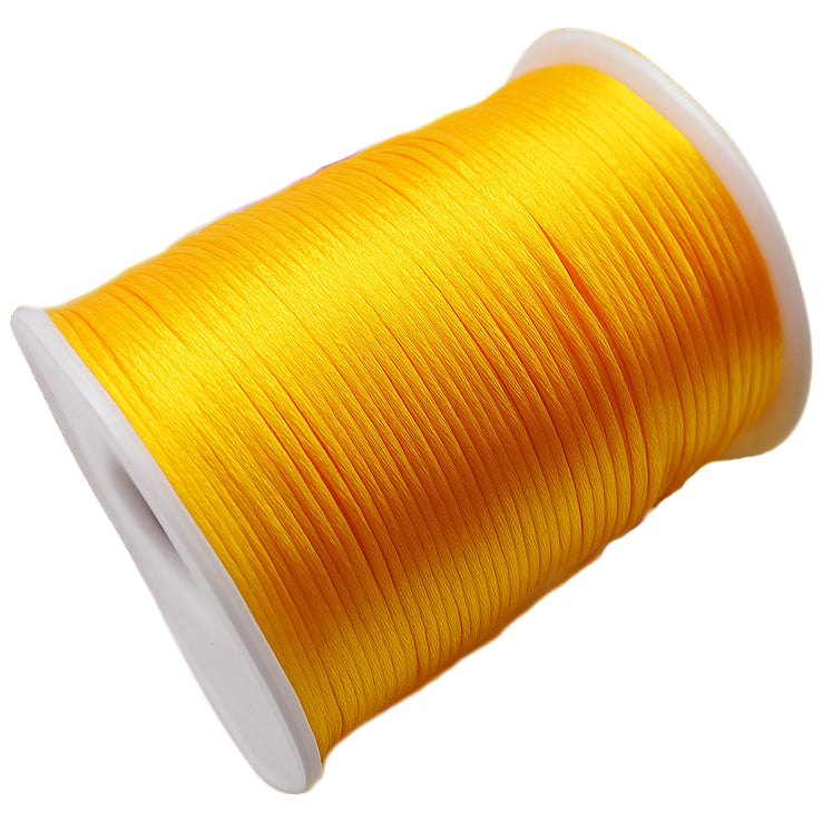 1.5mm 100m Strong Nylon Satin Cord for Jewelry Making, Beading, Macrame, and DIY Crafts