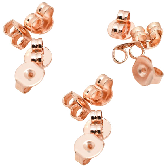 Hypoallergenic Earring Backs Replacements Secure Locking Stud Nuts for Earring Posts Jewelry Repair and DIY, Pack of 12