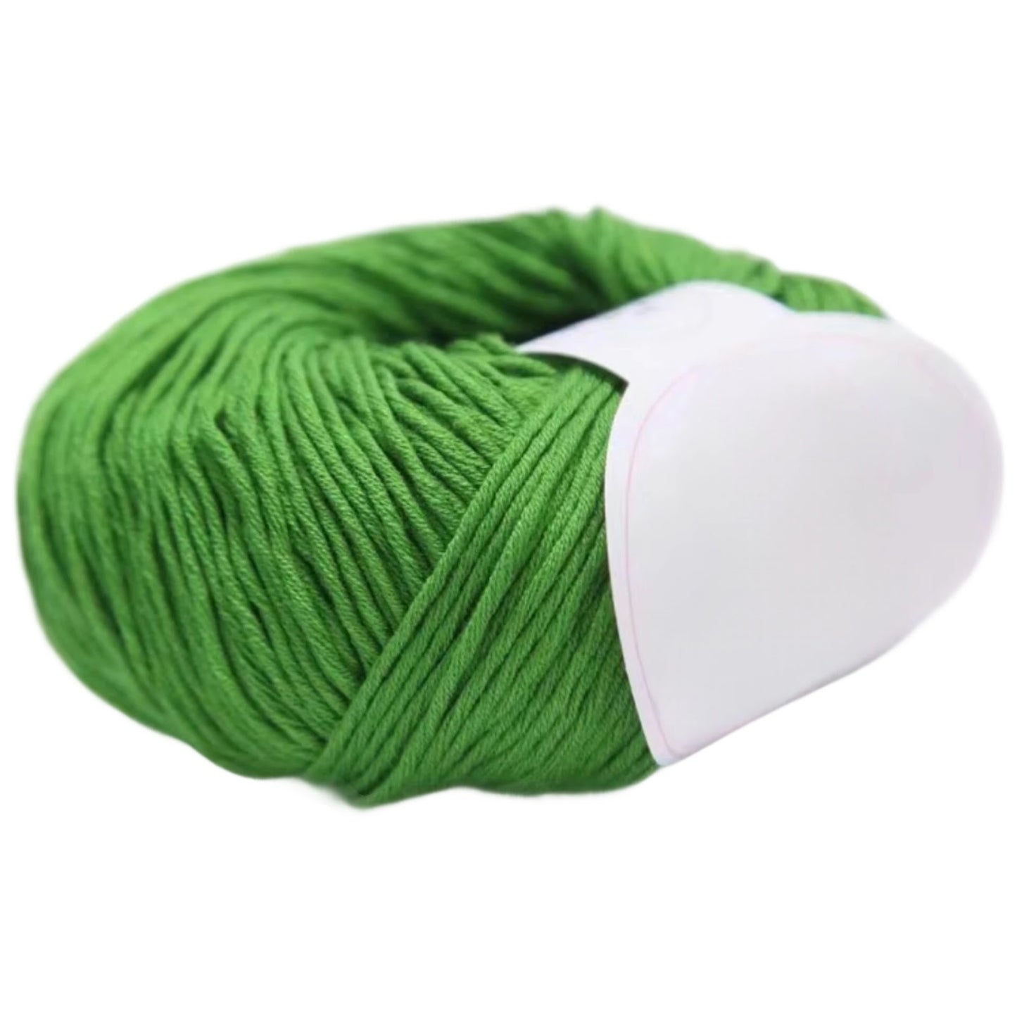 Pure Cotton Yarn 10 Strand Medium 3.5mm for Baby Crochet and Children Craft Projects, 50 Grams/1.76oz 153.11 Yards