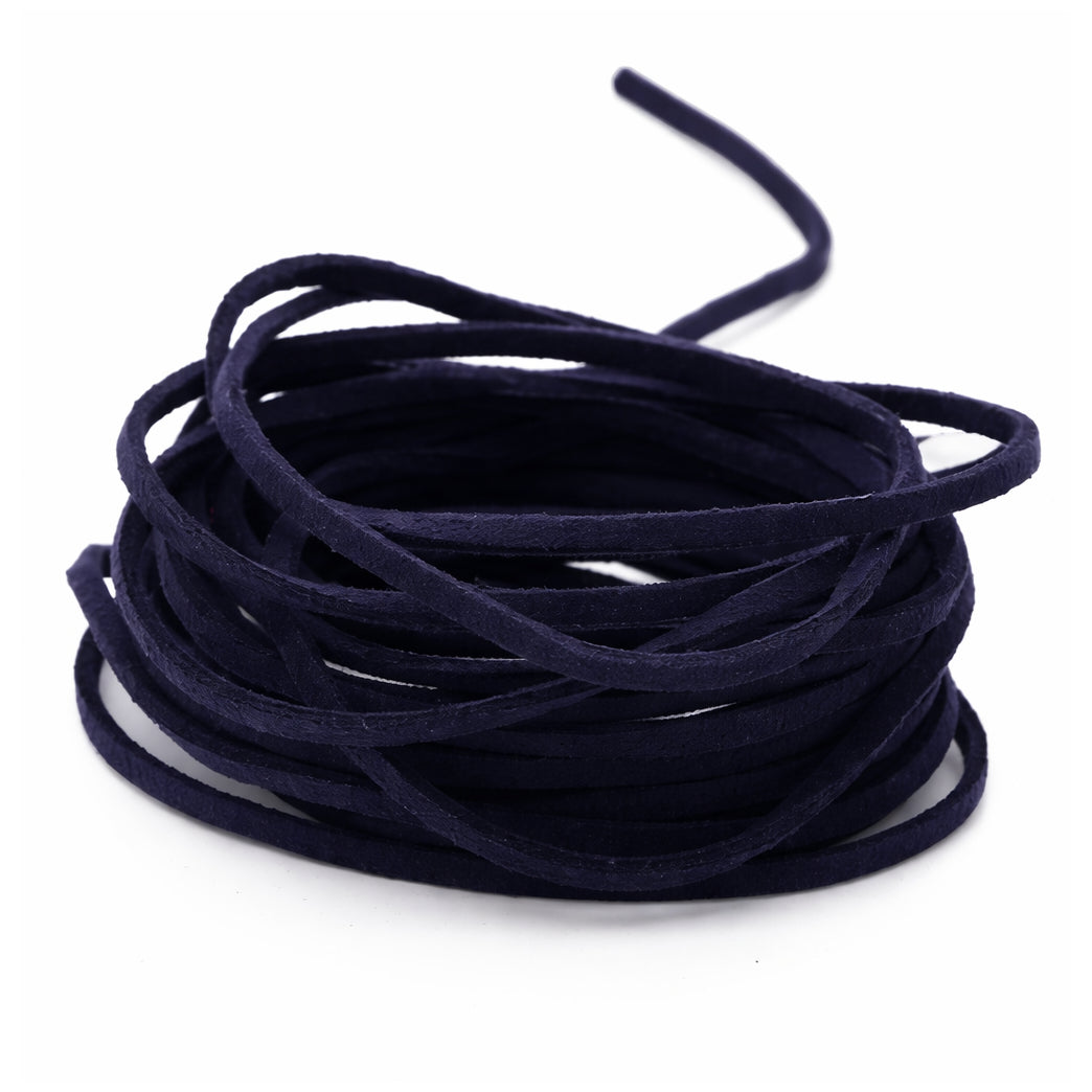 3mm Flat Genuine Leather Cord 5.5 Yards Tan Leather Lacing for Jewelry Making, Braiding and Craft Projects