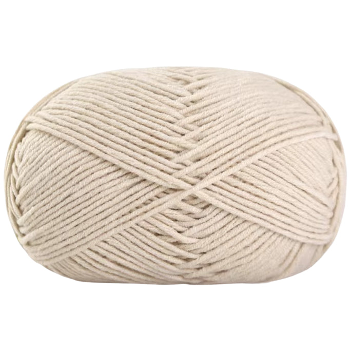 Soft Cotton Acrylic Blend Yarn for Crochet Knitting Amigurumi Projects, 50 Grams/1.76oz 140 yards