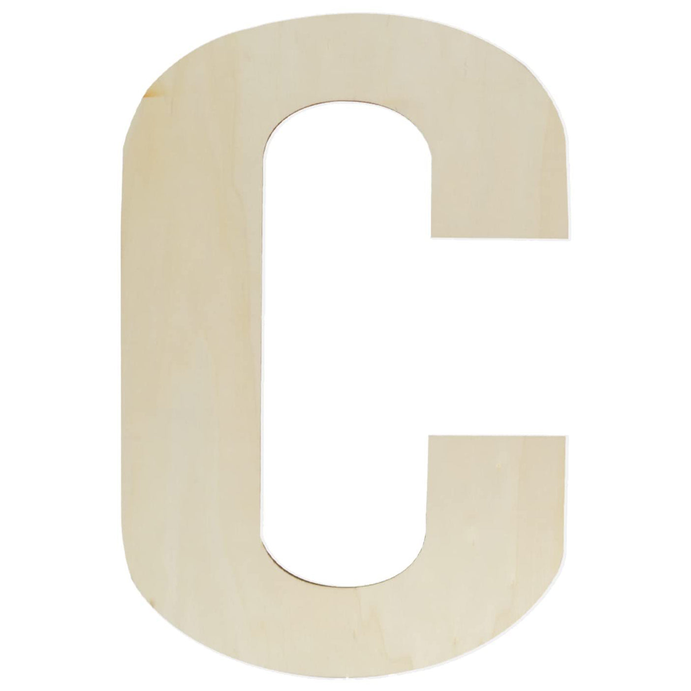12 Inch Wooden Letter Unfinished Large Wood Alphabet Cutout For DIY Crafts Wall Decor Projects