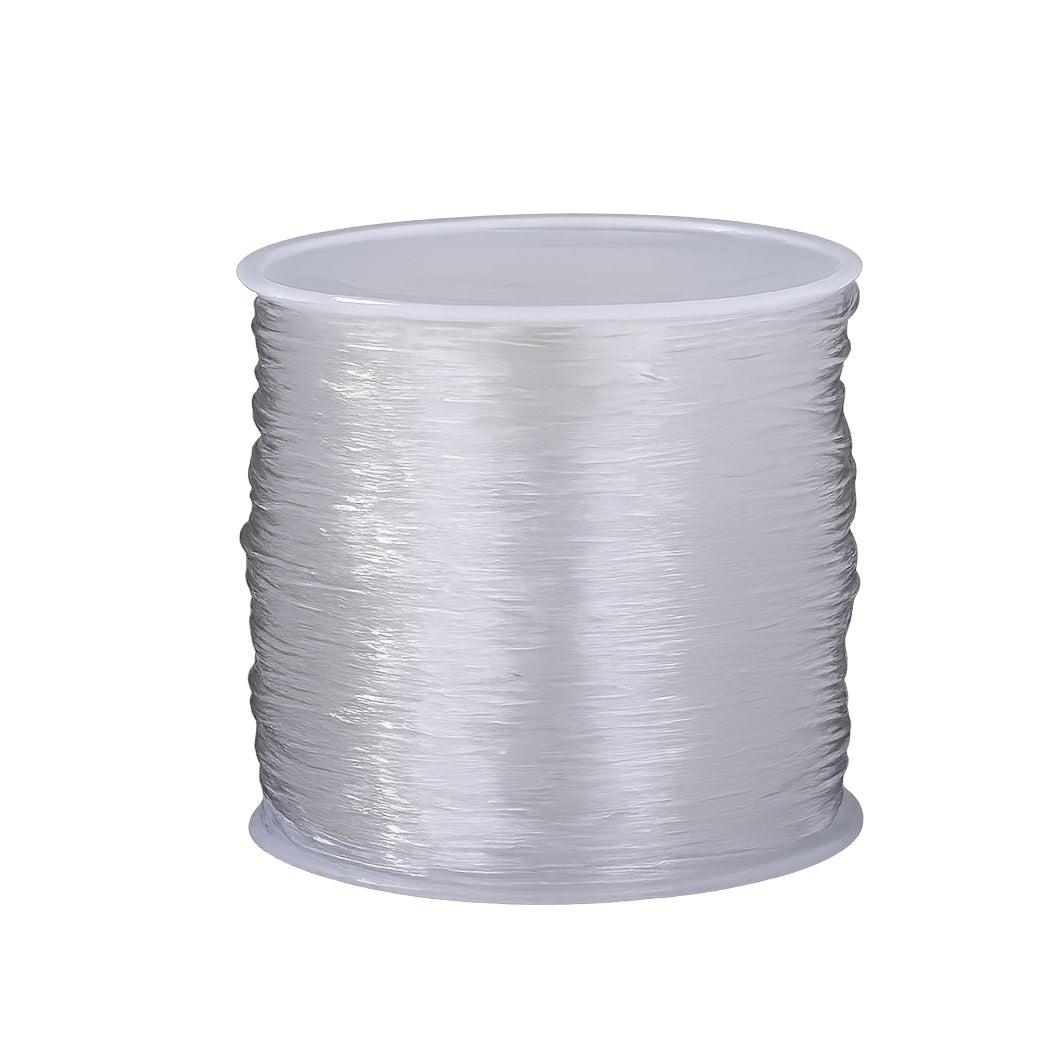 Elastic String Cord 1mm 50m Rolls for Bracelets, Necklaces, Beading and Jewelry Making, Pack of 2
