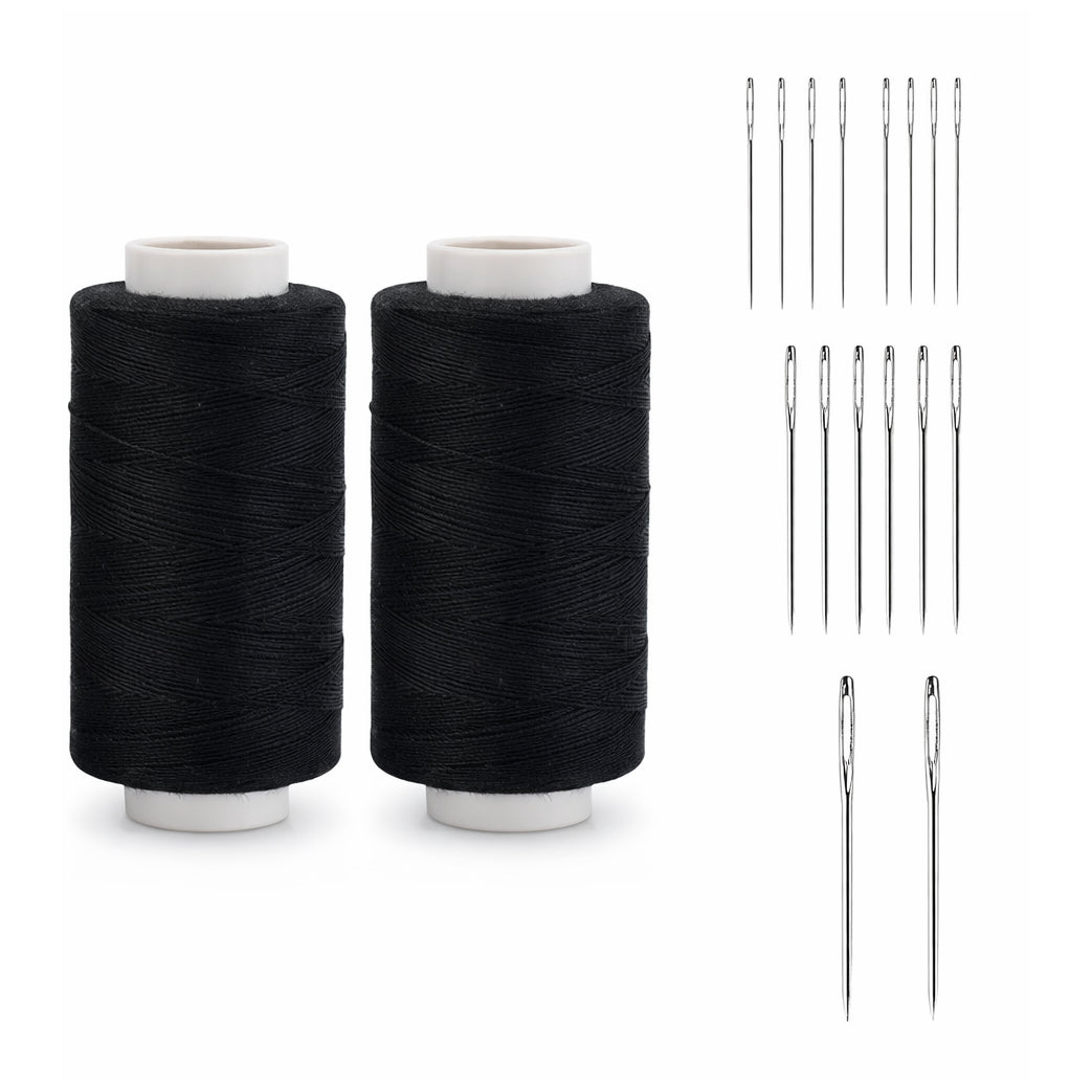 All Purpose Polyester Sewing Thread 400 Yards Each Roll for Hand and Machine Sewing Projects