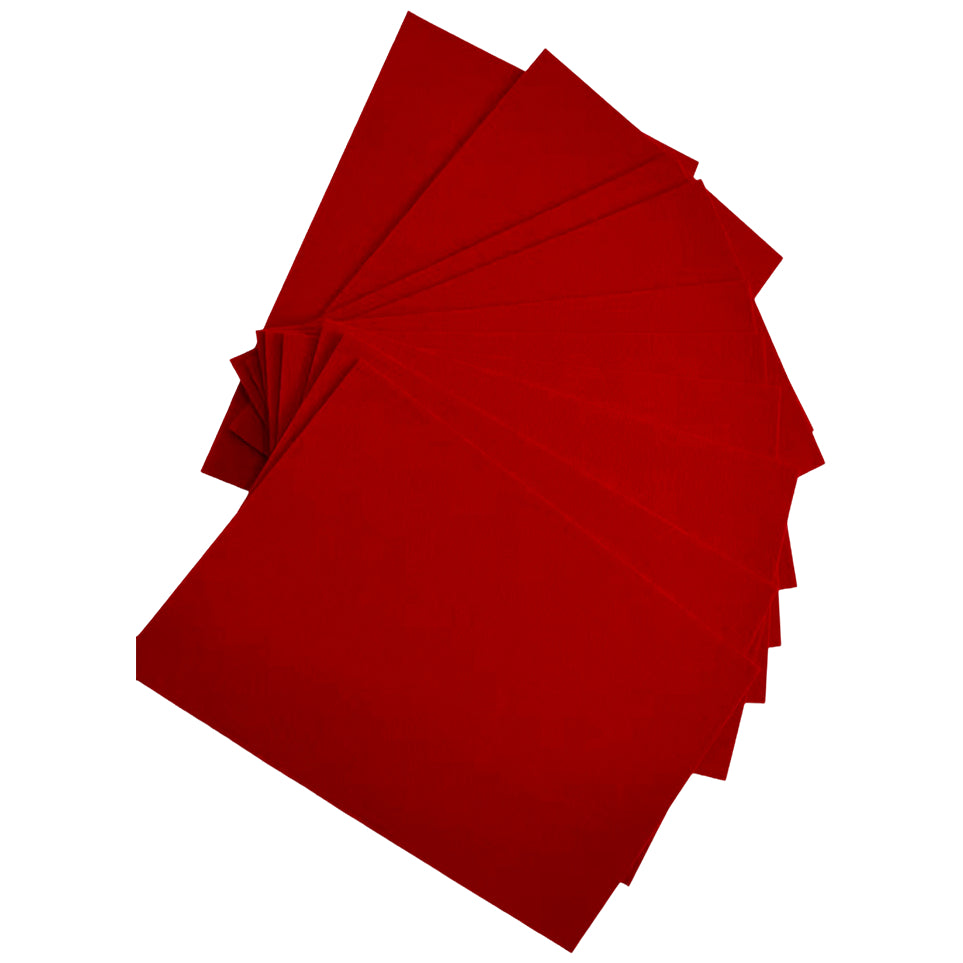 Felt Sheets 8x12 Inch 1mm Thick for DIY Crafts, Sewing, and Patchwork, Pack of 10