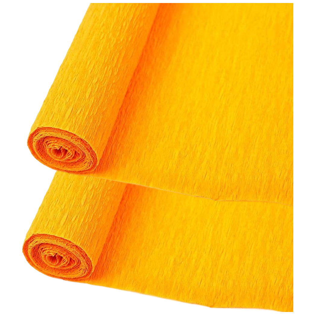 Crepe Paper Roll 19.6 Inch Wide 8ft Long for Flower Making Party and Craft Decor, Pack of 2
