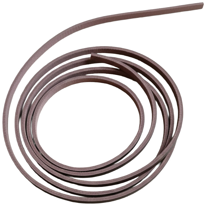 Flat Genuine Leather Cord Strip for Jewelry Braiding Crafts Shoelace Repair Sewing and Leatherworking Projects