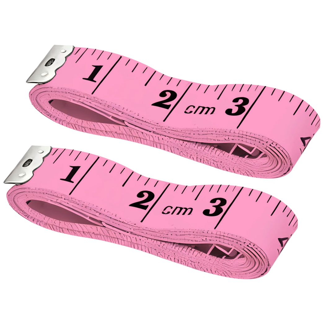 Soft Fabric Body Measuring Tape 60 Inch 150 cm for Sewing and Fitness, Pack of 2