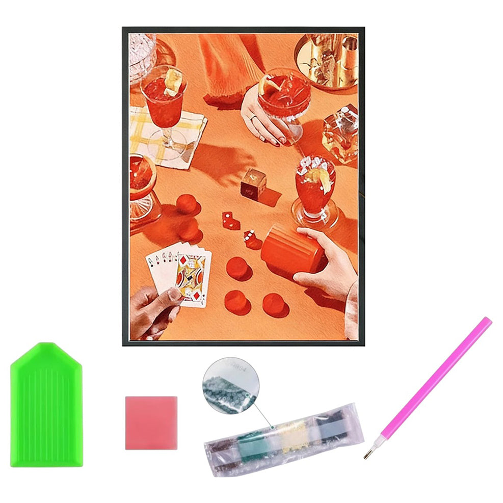 5D Full Drill Diamond Painting Kit 30x40cm HD Canvas with Tools for DIY Wall Decor Gift Crafts