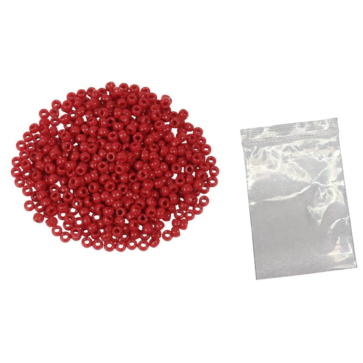 Plastic Pony Beads for Bracelets, Hair Braids, Jewelry Making and DIY Craft Projects