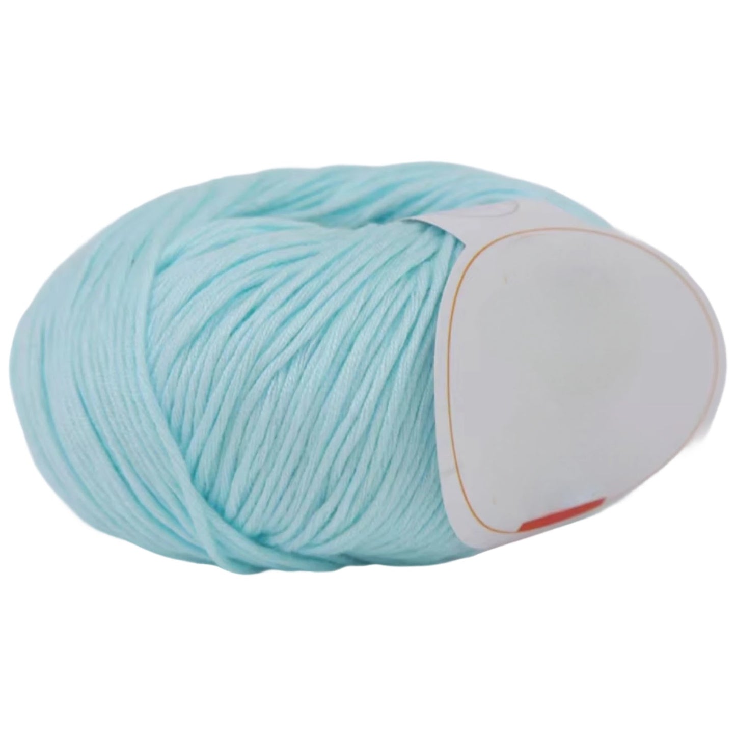Pure Cotton Yarn 10 Strand Medium 3.5mm for Baby Crochet and Children Craft Projects, 50 Grams/1.76oz 153.11 Yards