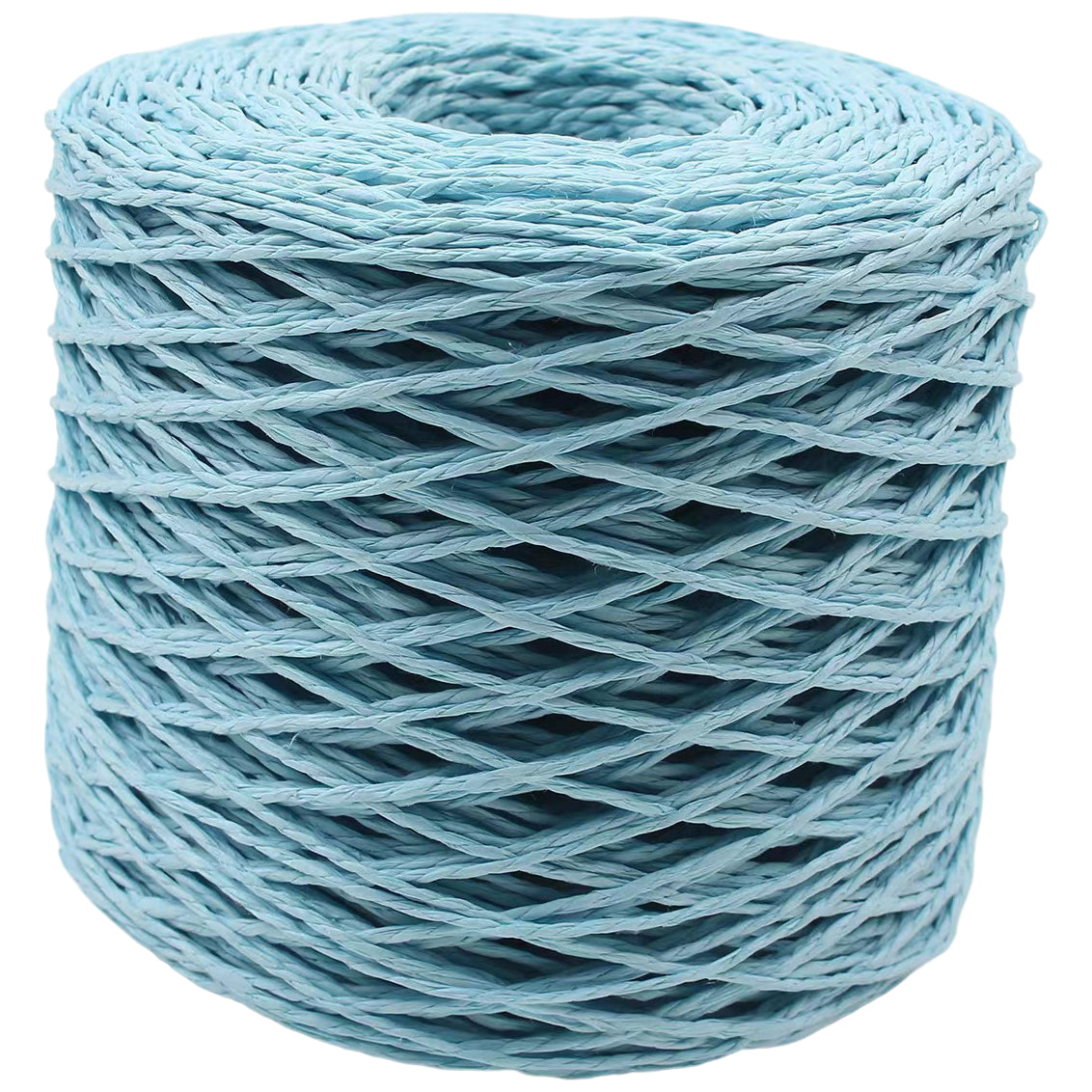 Colorful Double Strand Raffia Paper Rope 200m for DIY Hats, Bags & Crafts, 110 Grams/3.88oz 218.72 yards