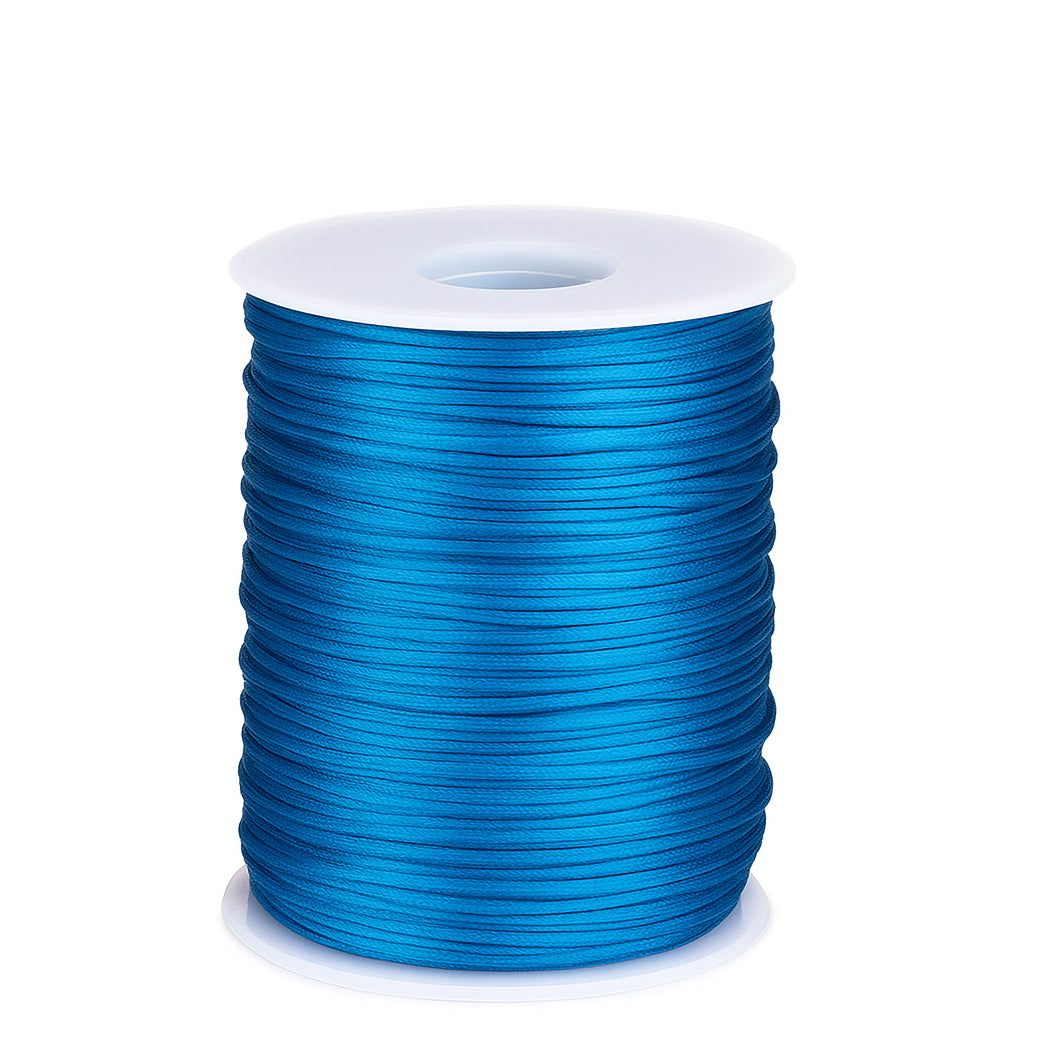 1.5mm Nylon Cord 110 Yards Strong Braided Beading Thread for Jewelry, Crafts, and Macrame