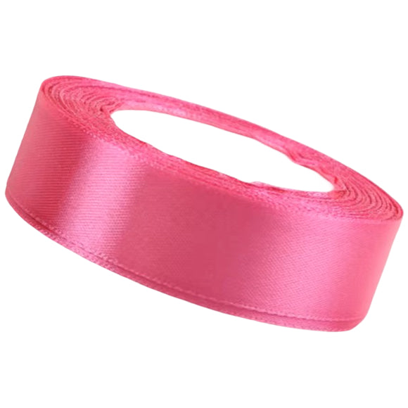 Single Face Polyester Satin Ribbon 1 Inch 25 Yards Solid Fabric for Gift Wrapping Bows and Decor