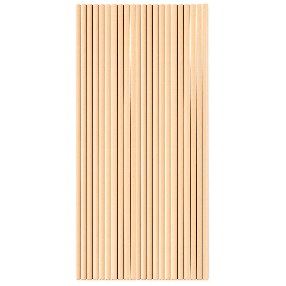 Bamboo Wooden Dowel Rods 1/4 x 12 Inch Natural Wood Sticks for Crafts DIY Projects and Cake Support Dowels