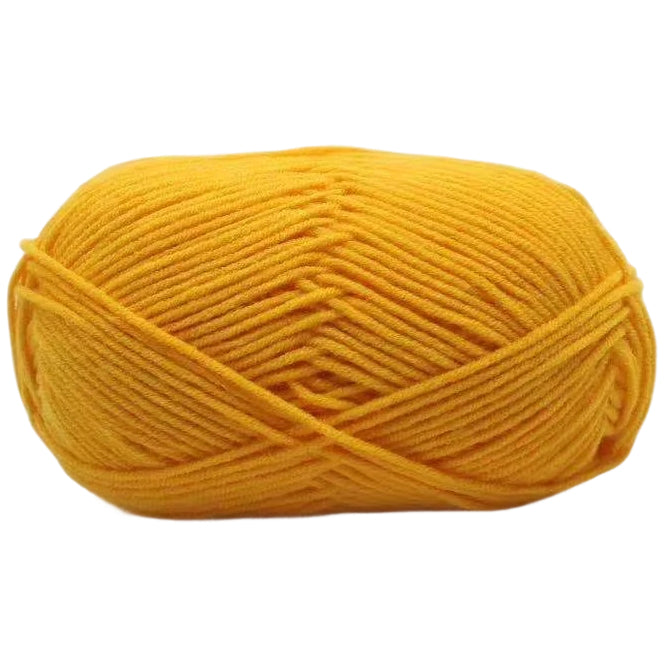 4-Ply Acrylic Yarn 50g/1.76oz 142 Yards, Tight Twist for Knitting and Crochet Projects
