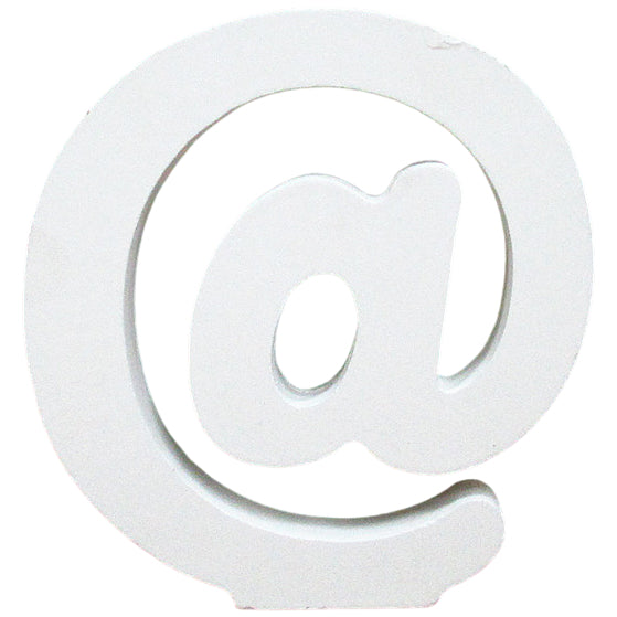 4 Inch Unfinished Wooden Letters, Numbers and Other Characters for DIY Crafts and Event Decorations