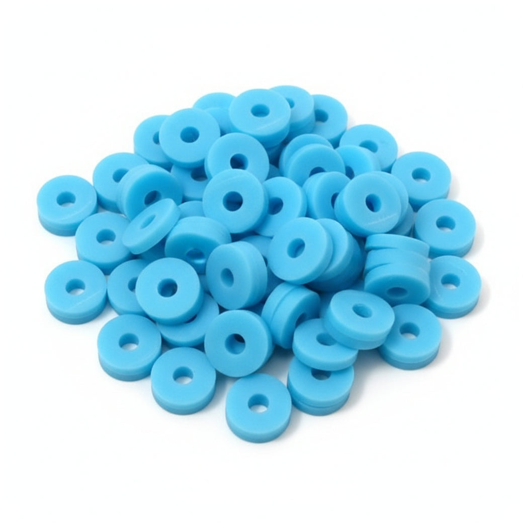 6mm Clay Beads for DIY Bracelet Necklace and Jewelry Making, Pack of 2000