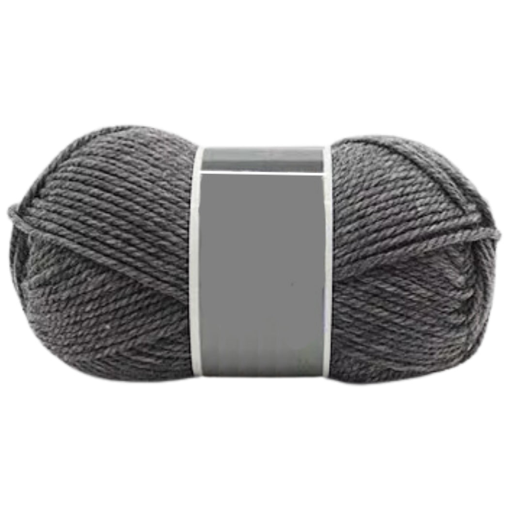 Bulky Merino Wool and Acrylic Blended Knitting Yarn for Craft Projects, 100 Grams/3.53oz 120 Yards