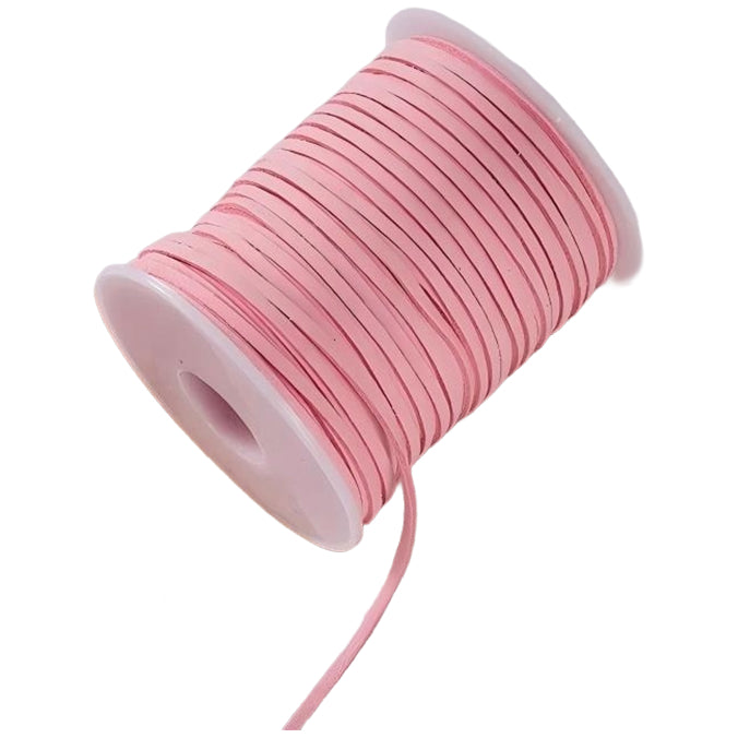 Faux Suede Leather Cord 50 Yards Flat Lace String for Jewelry Making Bracelets Crafts and DIY Projects