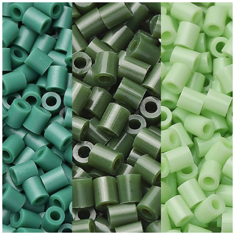 2.6mm Fuse Bead Set 3 Color Pack for Pegboards and Perler Crafts, Pack of 1000