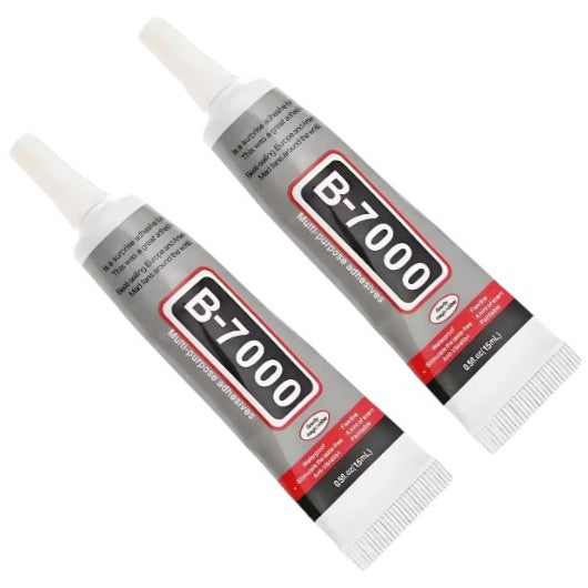 B7000 Clear Jewelry Glue with Precision Tip for Rhinestones, Fabric, Metal, Stone, Beads, Wood, and Glass