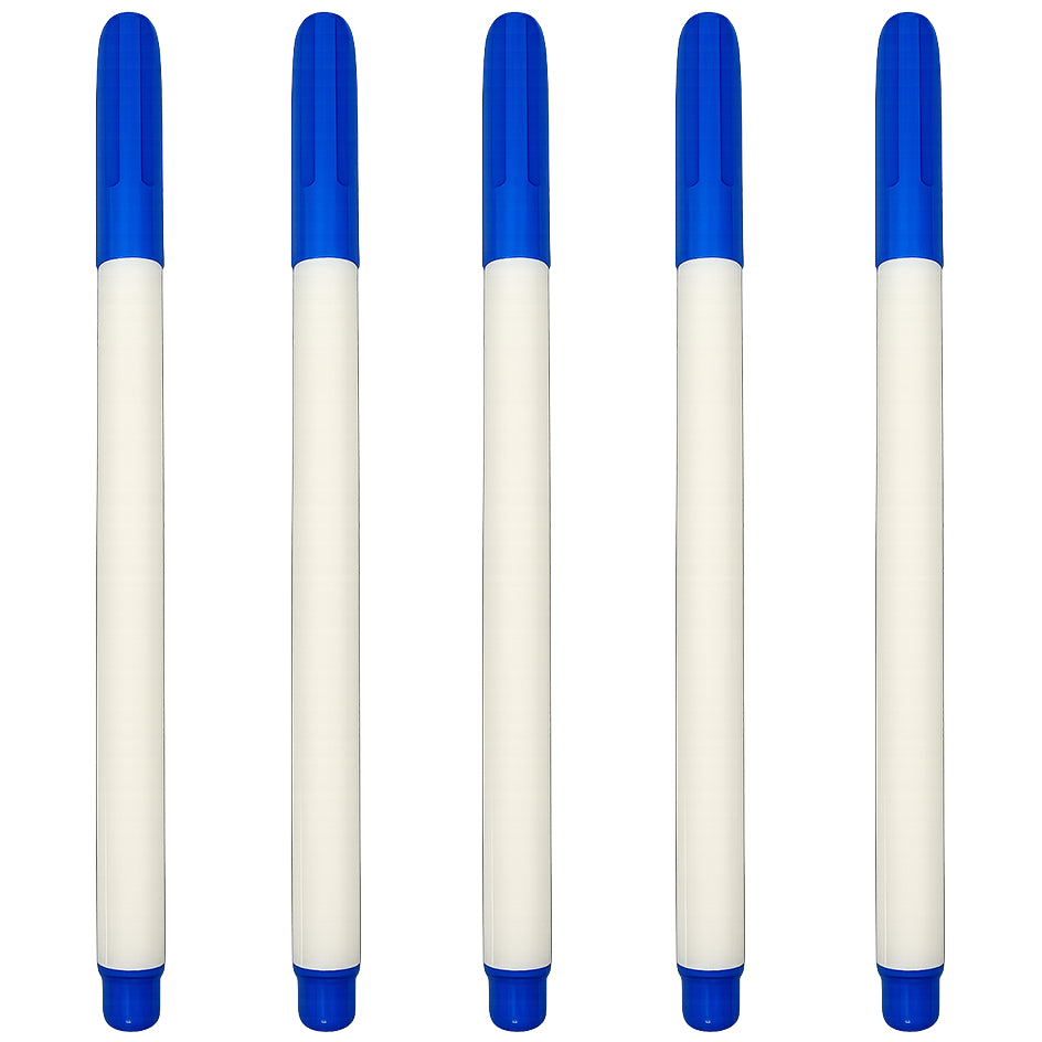 Erasable Fabric Markers for Sewing Water Soluble Washable Pens with 1.5mm Brush Tip, Pack of 5