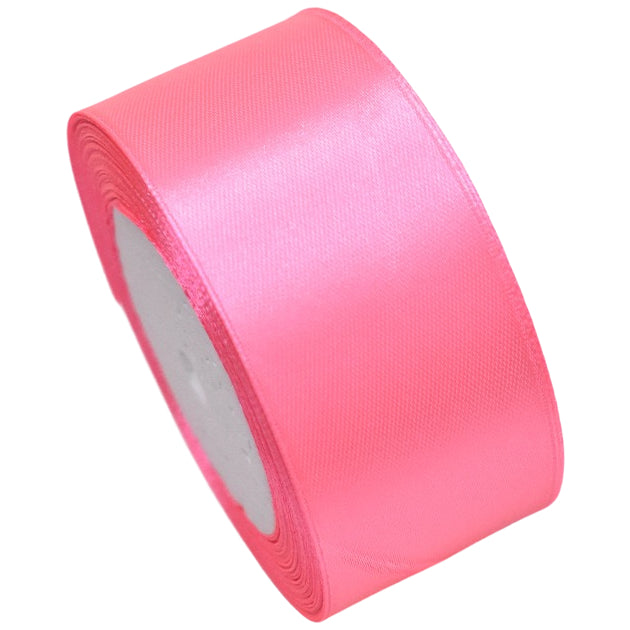 Satin Ribbon Single Faced 1.5 Inch Wide 25 Yards Polyester Fabric for Bows, Crafts, and Decorations.
