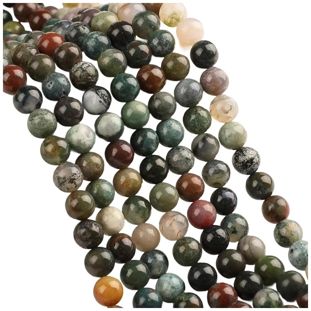 Multicolor Natural Gemstone Spacer Beads for DIY Bracelet and Necklace Making