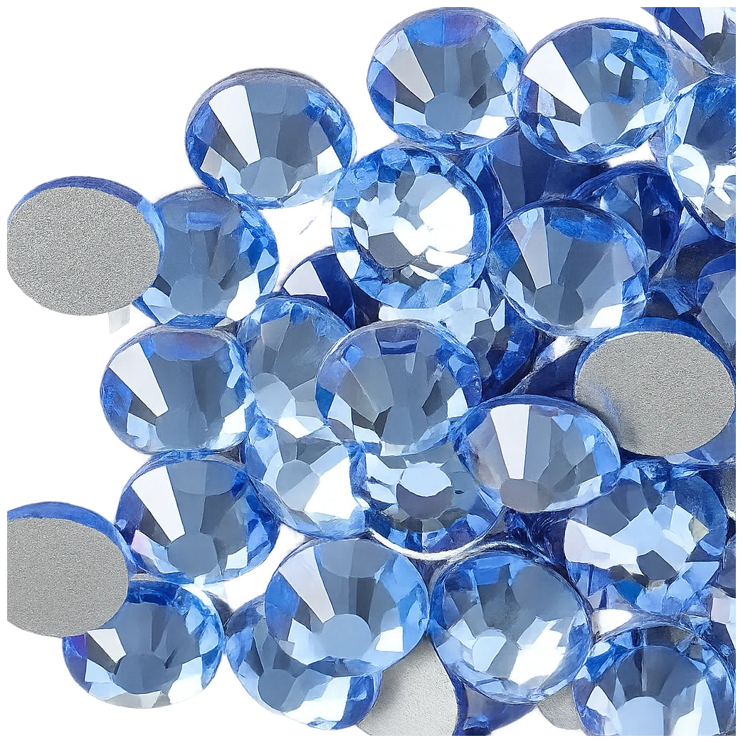 Shiny Hotfix Flatback Glass Rhinestones for Nail Art, Clothing, Crafts, DIY Crystal Decorations