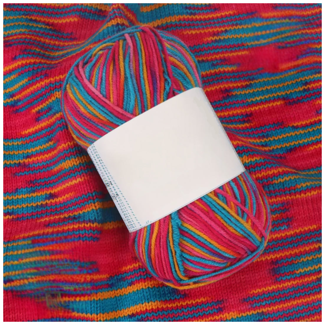 Soft Acrylic Variegated Baby Yarn – Fingering Weight for Knitting & Crochet, 50g/1.76oz 191 yards