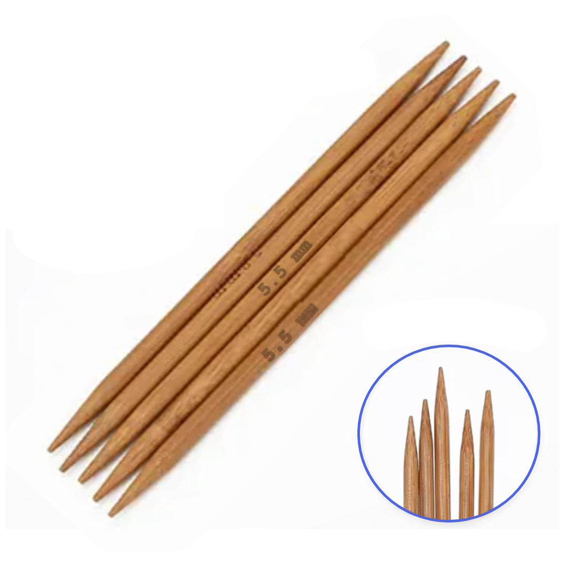 Takumi Double Pointed Bamboo Knitting Needles for Smooth and Precise Knitting