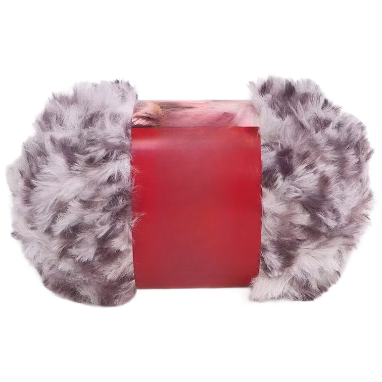 Luxurious Chunky Faux Fur Velvet Mink Yarn 100 Grams/3.53oz, 71.08 Yards for Knitting Fuzzy Clothes, Pillows and Decor