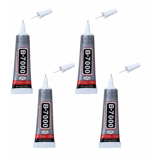 Clear B7000 Jewelry and Rhinestone Glue Strong Quick Dry Adhesive for Fabric, Shoes, Nail Art and DIY Crafts