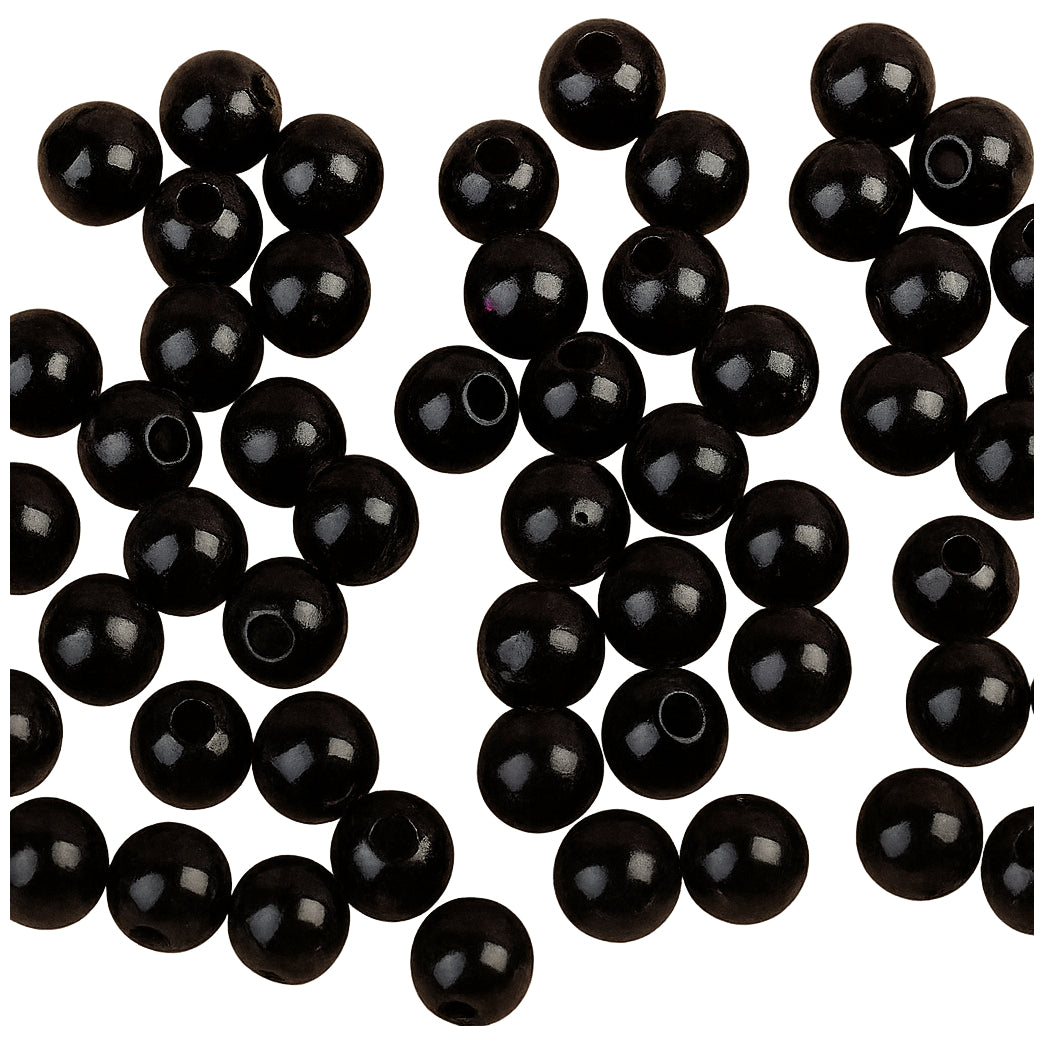 8mm White Plastic Pearl Beads for Jewelry Making, Crafts, and DIY Decorations, 1800 Pcs