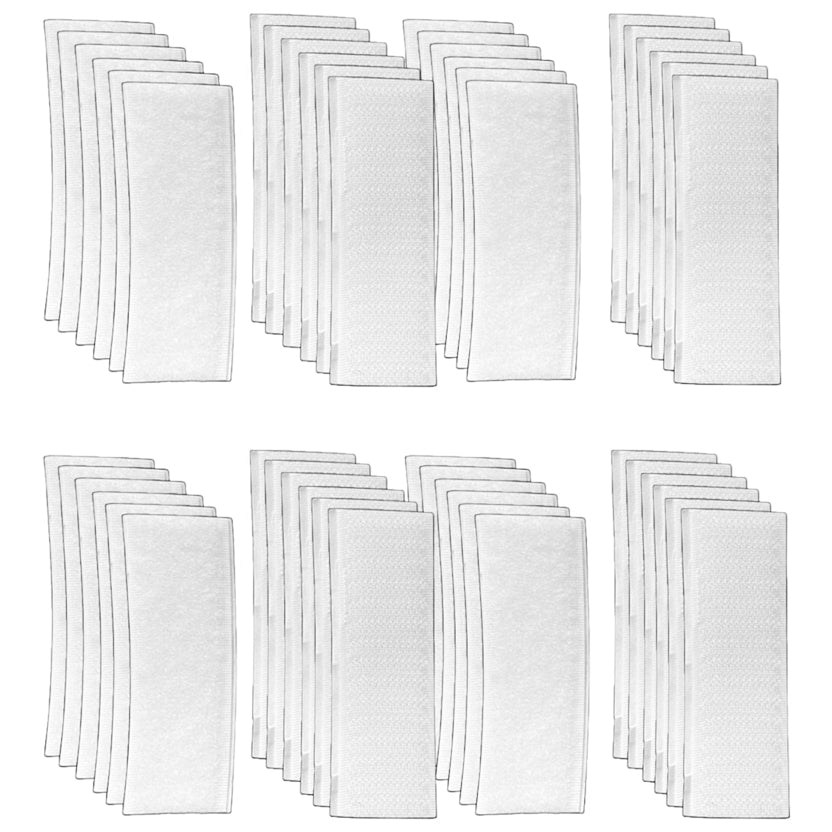 Heavy Duty Adhesive Hook and Loop Fastener Strips Double Sided Strong Backing for Home Office School
