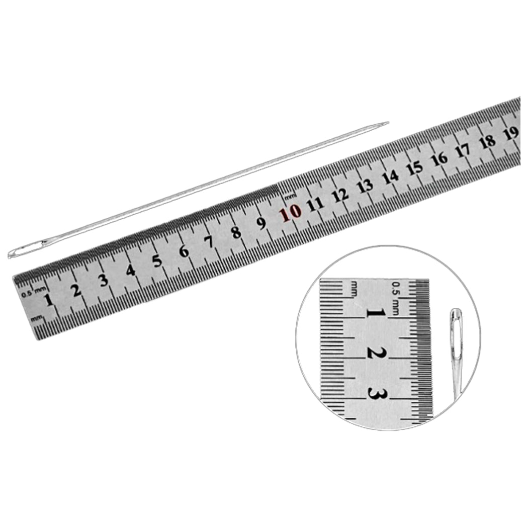 Extra Long Upholstery Hand Sewing Needle with Big Eye for Stitching and Craft Projects